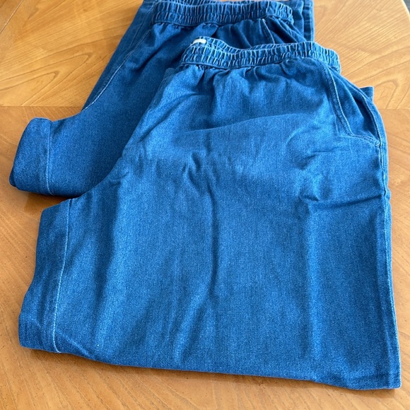 Woman Within Wide Leg Jeans TWO PAIR 26W - Picture 3 of 3